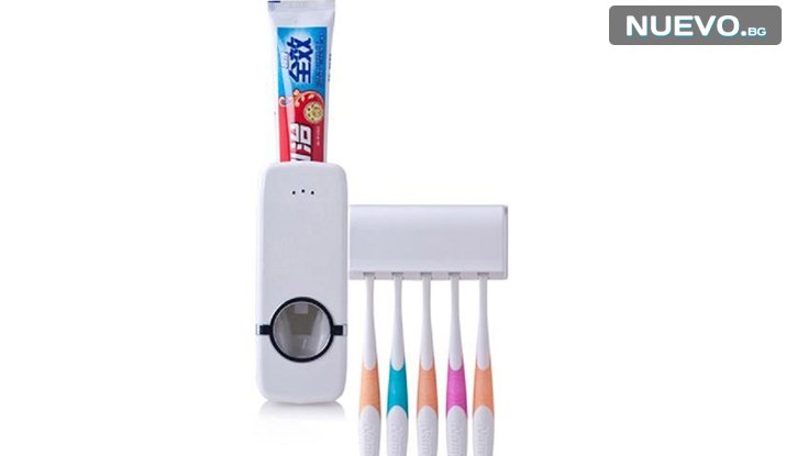 Aвтоматичен диспенсър за паста за зъби снимка #2