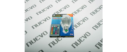 Цветна LED лампа с крушка и дистанционно управление снимка #1