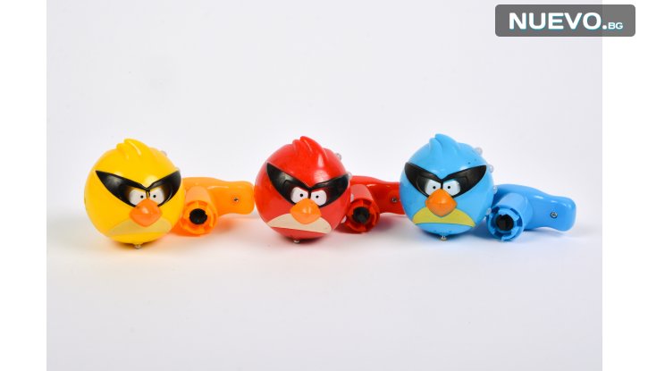 Забавен детски пумпал, светещ в различни цевтове Angry Birds Space снимка #3