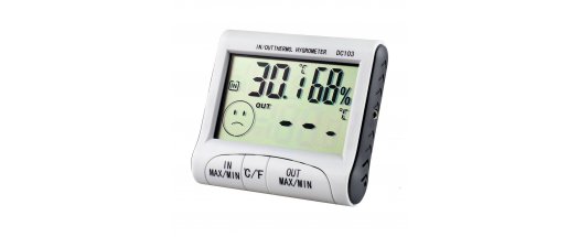 Дигитален термометър /хигроматър - DC103 IN/OUT