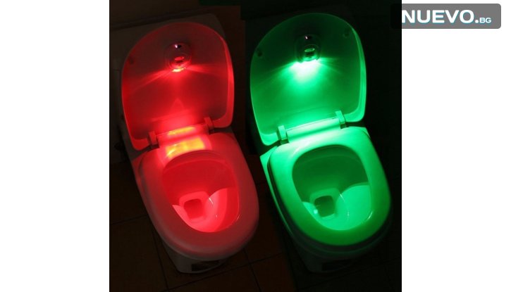 Светещ индикатор за седалката на тоалетната чиния снимка #3