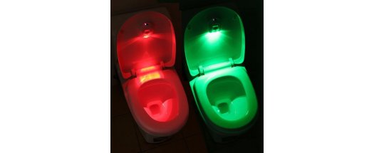 Светещ индикатор за седалката на тоалетната чиния снимка #3