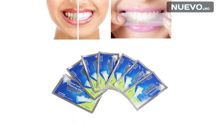 Уникални ленти за моментално избелване на зъби - Advanced Teeth снимка #2