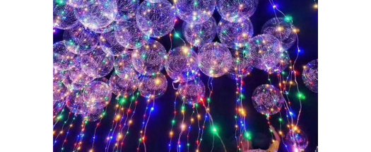 Атрактивен LED балон за супер украса снимка #0