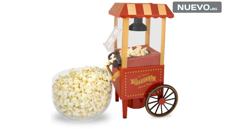 Ретро машина за пуканки Old fashioned popcorn maker снимка #0