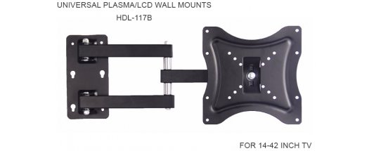 Универсална стойка за телевизор за стена - от 14'' до 42'' - HDL-117B снимка #0