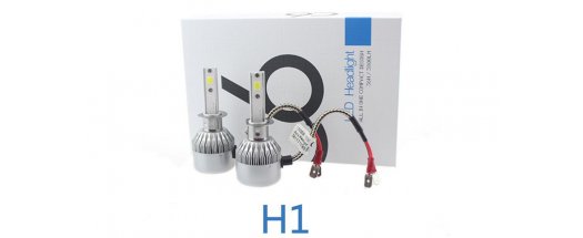 2 броя LED Диодни крушки H1 за автомобил  снимка #0