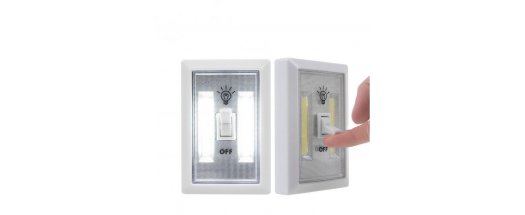 Автономна LED лампа ключ с магнитно закрепване/винт - 2 броя снимка #0