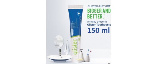 AMWAY GLISTER™ Флуоридна супер паста за зъби  150 мл., ТОП продукт срещу плаката снимка #0