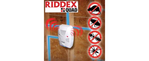 ЛИКВИДАЦИЯ RIDDEX QUAD -  Електромагнитен уред за прогонване на всякакви вредители и гризачи с варираща честота снимка #3