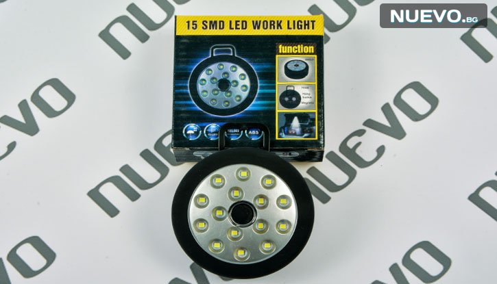 LED лампичка с магнит oт 15 диода снимка #0