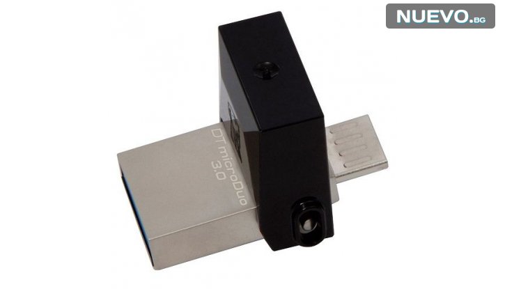 USB памет 16/32/64GB Kingston DT MicroDuo USB 3.0 + microUSB (Android/OTG) снимка #3