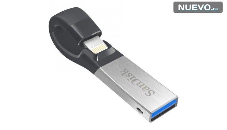 Памет USB SanDisk Ixpand Flash Drive Iphone / IPAD, 16/32/64GB, Черна снимка #0