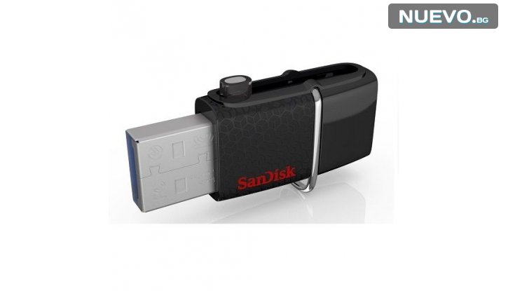 USB памет 16GB SanDisk Ultra Dual OTG, USB 3.0/microUSB снимка #1