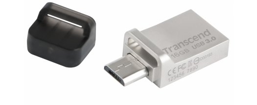 USB памет 16GB Transcend JetFlash 880, USB 3.0/microUSB снимка #0