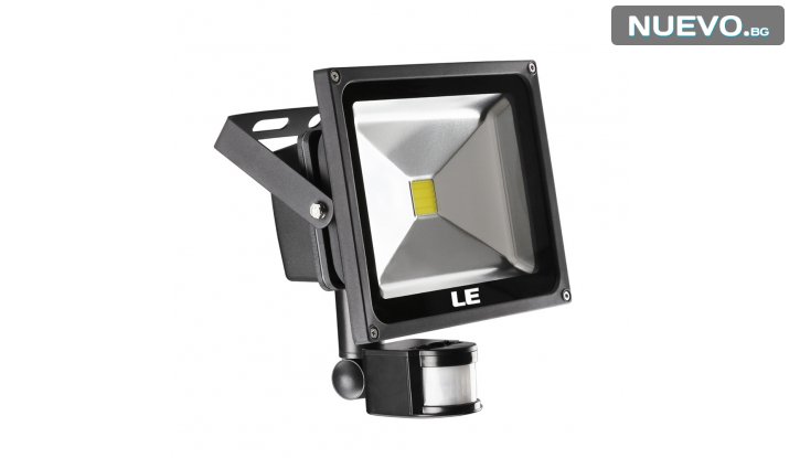 Водоустойчива LED лампа 30W с датчик за движение снимка #0