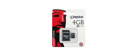 4GB microSD карта Kingston Class 4 снимка #0