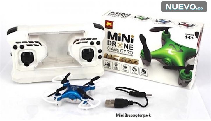Мини дрон Quadcopter 6-Axis Gyro. Бърз и забавен снимка #0