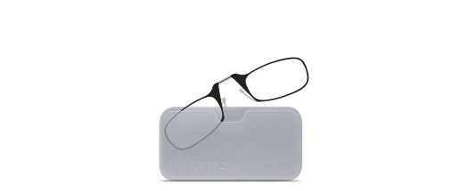 Оригинални очила по модел ThinOptics,  за четене от +1.0 до +2.5 (Черни) снимка #2
