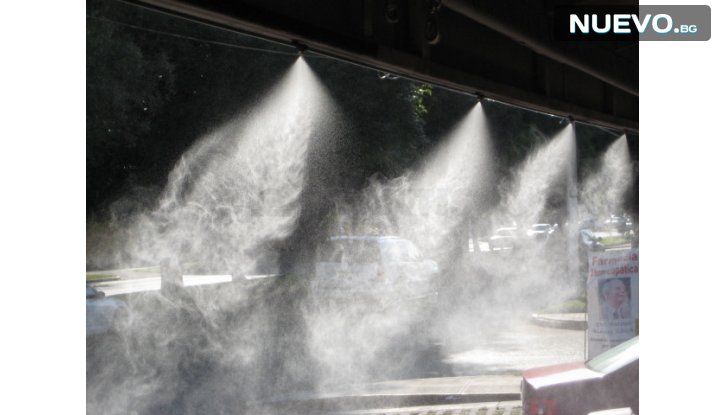 Водна мъгла - Система за охлаждане с водна мъгла 7.5м, 5 дюзи снимка #3