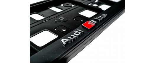 Рамка за номер Audi S-line снимка #0