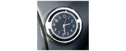 Мини часовник за автомобил - кръгъл снимка #3