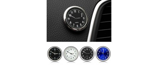 Мини часовник за автомобил - кръгъл снимка #1
