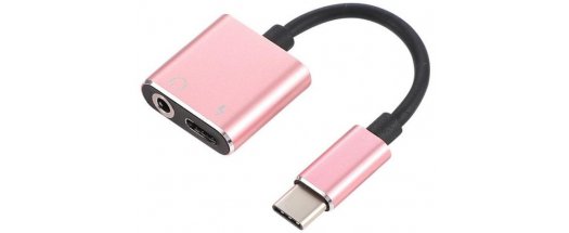 USB - C Адаптер за телефон , зареждай докато слушаш музика снимка #0