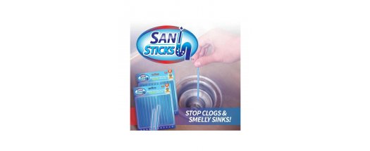 Пръчици за почистване и отпушване на канали Sani Sticks  снимка #4