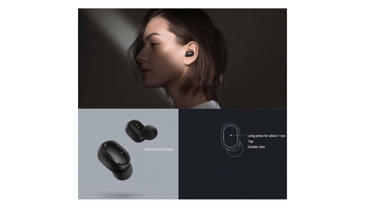 Безжични слушалки Xiaomi AirDots Bluetooth 5.0 TWS, с микрофон и Powerbank кейс за зареждане снимка #2
