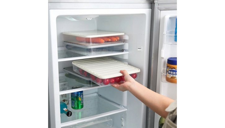 Комплект кутии за съхранение в хладилник  - 2 броя снимка #0