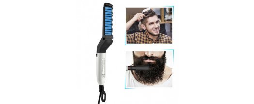 Електрическа четка за изправяне на брада и коса снимка #4