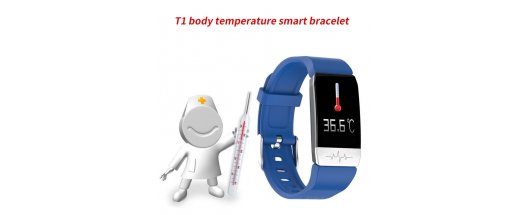 Смарт гривна Т1 - пулсоксиметър,кръвно налягане,телесна температура,ЕКГ снимка #2