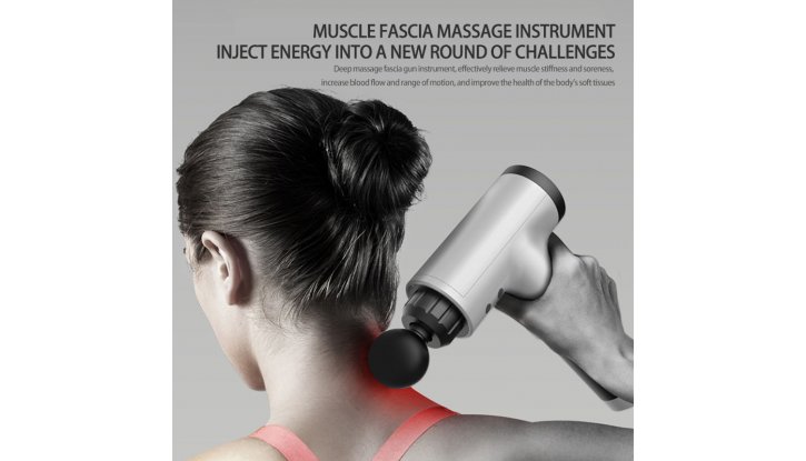 Професионален мускулен масажор за тяло Fascial Gun HG-320 снимка #0