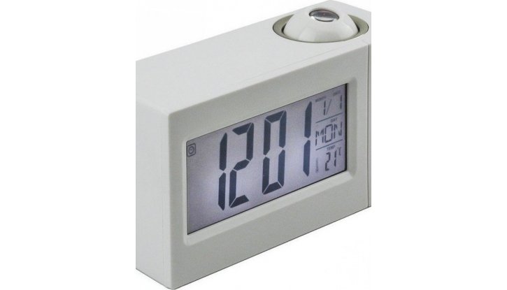 Дигитален прожекционен часовник с термометър DS-3605 снимка #2