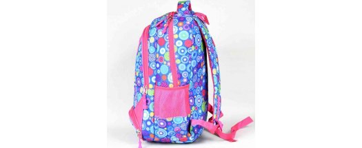 Ученическа раница Цветенца, евтина, непромокаема, с много джобчета, ефектен десен -3452 снимка #1