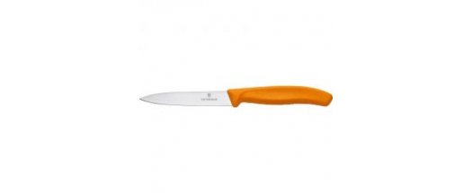 Кухненски нож за белене Victorinox SwissClassic 10 см., гладко острие, черен 6.7703 снимка #3