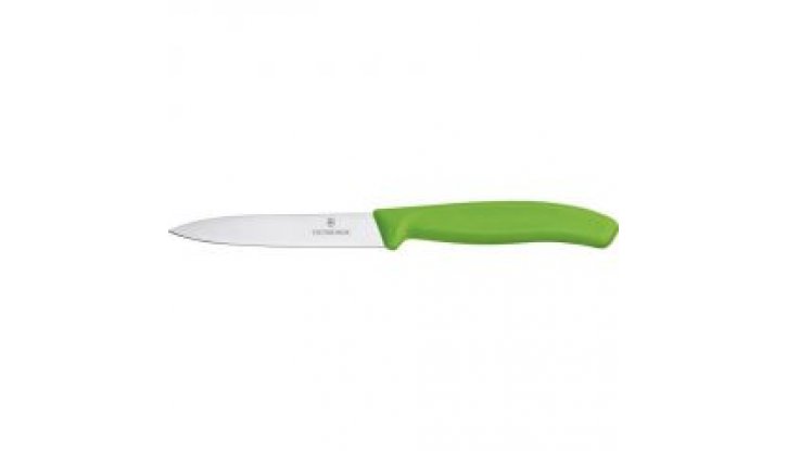 Кухненски нож за белене Victorinox SwissClassic 10 см., гладко острие, черен 6.7703 снимка #2