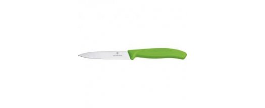 Кухненски нож за белене Victorinox SwissClassic 10 см., гладко острие, черен 6.7703 снимка #2