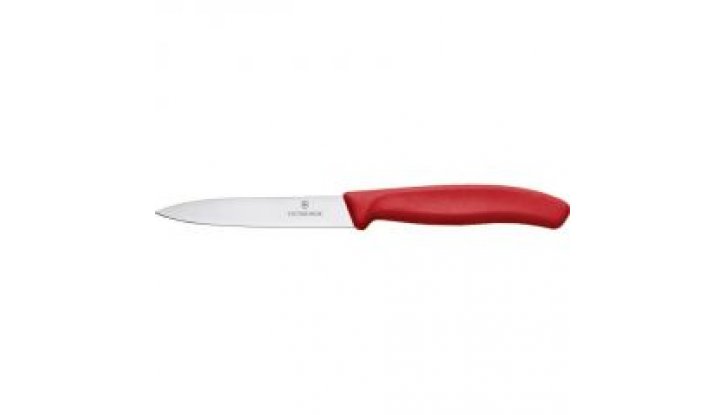 Кухненски нож за белене Victorinox SwissClassic 10 см., гладко острие, черен 6.7703 снимка #1