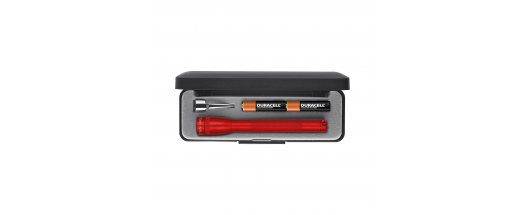 Mini MAGLITE фенер с две батерии AAA, червен, кутия снимка #0