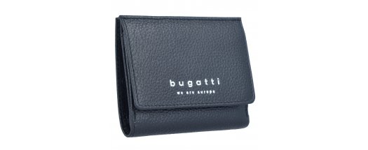 Кожен портфейл Bugatti Linda 6CC, естествена кожа, черен снимка #2
