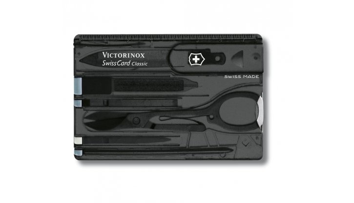 Швейцарски джобен инструмент-карта Victorinox SwissCard Onyx снимка #0