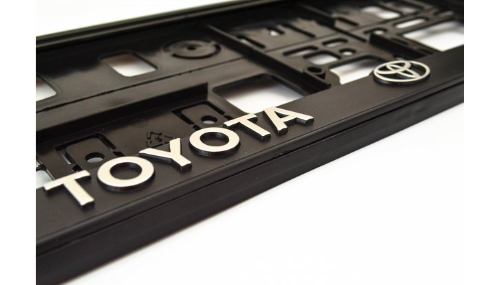 Рамка за номер на автомобил Toyota снимка #0