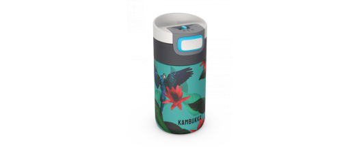 Термочаша ​от неръждаема стомана Kambukka Etna с термокапак 3 в 1 Snapclean®, 300 мл, папагали снимка #0