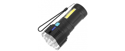 Мощен фенер с USB снимка #0