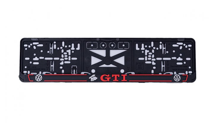 ПРОМО Комплект рамки за номер на автомобил GTi снимка #1