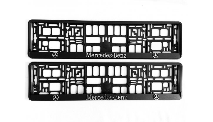 ПРОМО Комплект рамки за номер на автомобил Mercedes-Benz снимка #1