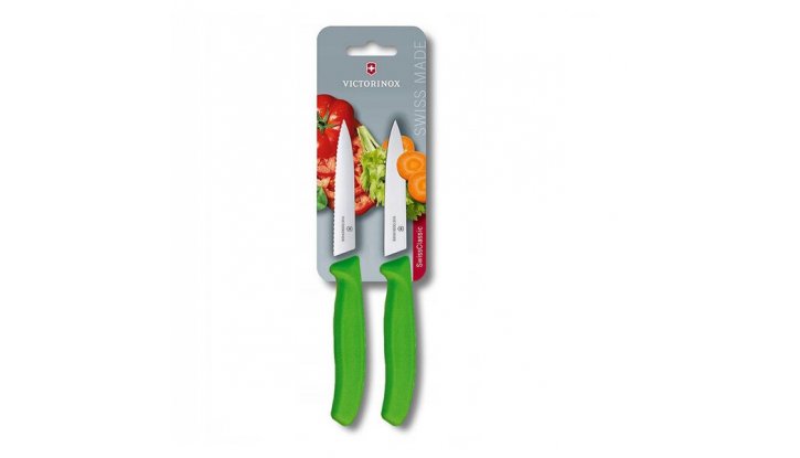 Комплект два ножа за плодове и зеленчуци Victorinox Swiss Classic,10 см снимка #1
