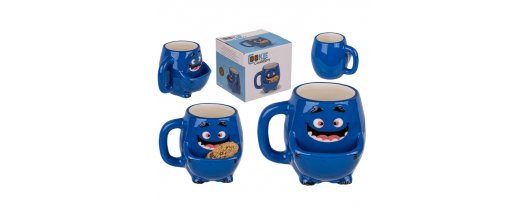 Керамична чаша Cokie Cuddler blue Monster 400 мл снимка #1